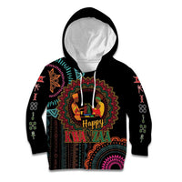 Happy Kwanzaa African Kid Hoodie Mandala Mix Nguzo Saba - Wonder Print Shop