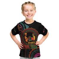 Happy Kwanzaa African Kid T Shirt Mandala Mix Nguzo Saba - Wonder Print Shop