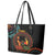 Happy Kwanzaa African Leather Tote Bag Mandala Mix Nguzo Saba - Wonder Print Shop