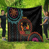 Happy Kwanzaa African Quilt Mandala Mix Nguzo Saba - Wonder Print Shop