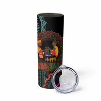 Happy Kwanzaa African Skinny Tumbler Mandala Mix Nguzo Saba - Wonder Print Shop