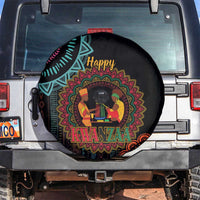 Happy Kwanzaa African Spare Tire Cover Mandala Mix Nguzo Saba - Wonder Print Shop