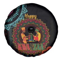 Happy Kwanzaa African Spare Tire Cover Mandala Mix Nguzo Saba - Wonder Print Shop