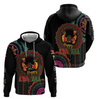 Happy Kwanzaa African Zip Hoodie Mandala Mix Nguzo Saba - Wonder Print Shop