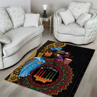 Happy Kwanzaa African Area Rug Tribal Dance LT7 - Wonder Print Shop