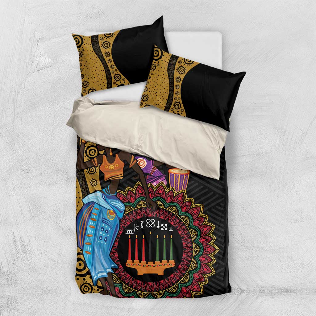 Happy Kwanzaa African Bedding Set Tribal Dance LT7 - Wonder Print Shop