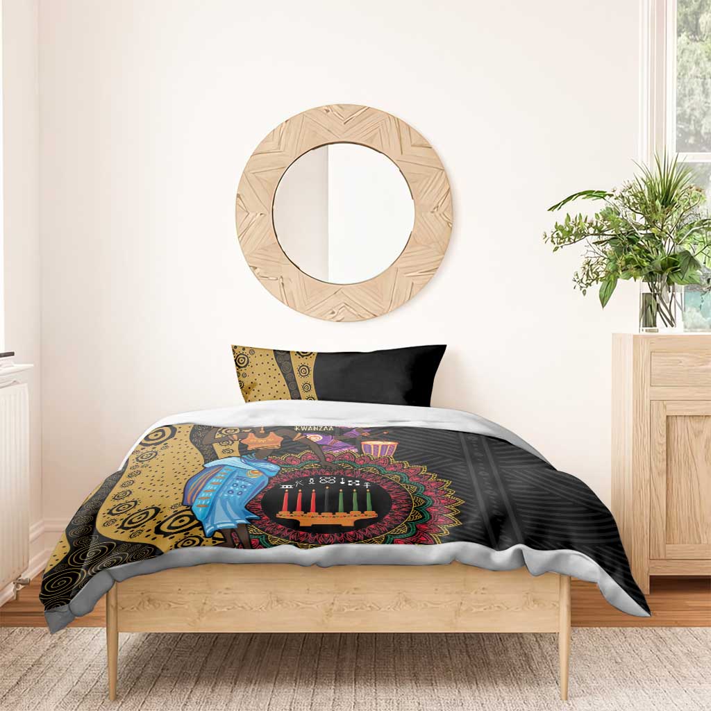 Happy Kwanzaa African Bedding Set Tribal Dance LT7 - Wonder Print Shop