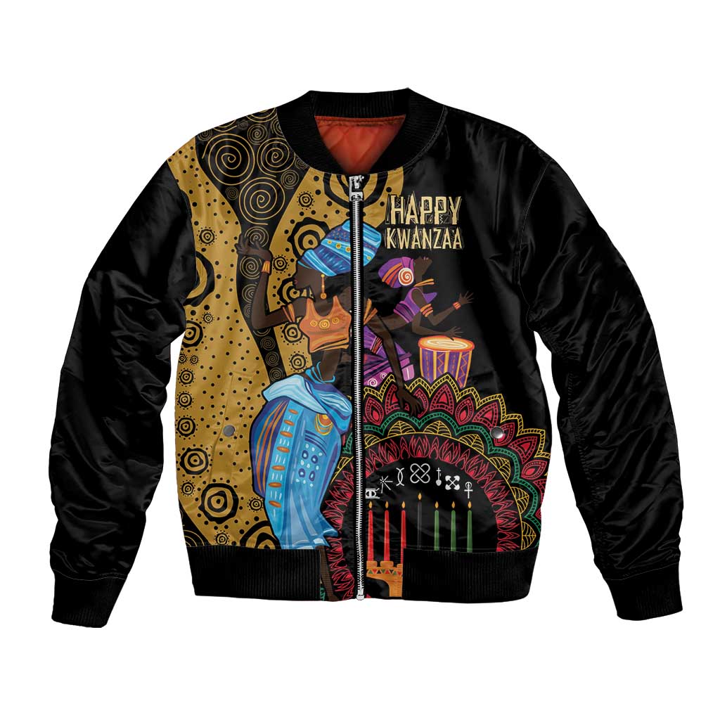 Happy Kwanzaa African Bomber Jacket Tribal Dance LT7 - Wonder Print Shop