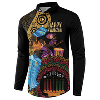 Happy Kwanzaa African Button Sweatshirt Tribal Dance LT7 - Wonder Print Shop