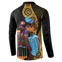 Happy Kwanzaa African Button Sweatshirt Tribal Dance LT7 - Wonder Print Shop