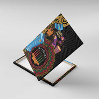 Happy Kwanzaa African Canvas Wall Art Tribal Dance LT7 - Wonder Print Shop