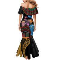 Happy Kwanzaa African Family Matching Mermaid Dress and Hawaiian Shirt Tribal Dance LT7 - Wonder Print Shop