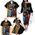 Happy Kwanzaa African Family Matching Off The Shoulder Long Sleeve Dress and Hawaiian Shirt Tribal Dance - Wonder Print Shop