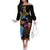 Happy Kwanzaa African Family Matching Off The Shoulder Long Sleeve Dress and Hawaiian Shirt Tribal Dance - Wonder Print Shop