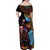 Happy Kwanzaa African Family Matching Off Shoulder Maxi Dress and Hawaiian Shirt Tribal Dance LT7 - Wonder Print Shop