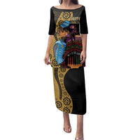 Happy Kwanzaa African Family Matching Puletasi and Hawaiian Shirt Tribal Dance - Wonder Print Shop