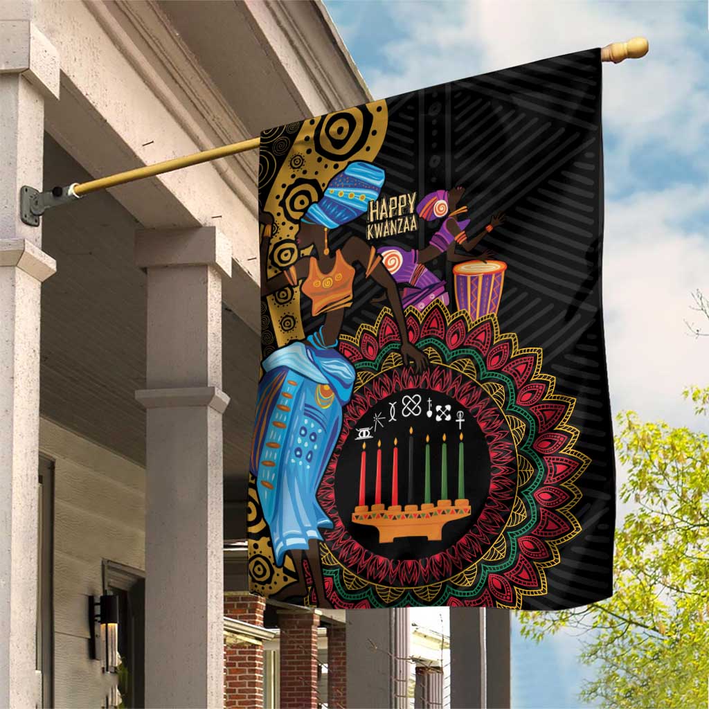 Happy Kwanzaa African Garden Flag Tribal Dance - Wonder Print Shop