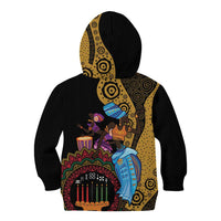 Happy Kwanzaa African Kid Hoodie Tribal Dance - Wonder Print Shop