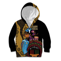 Happy Kwanzaa African Kid Hoodie Tribal Dance - Wonder Print Shop