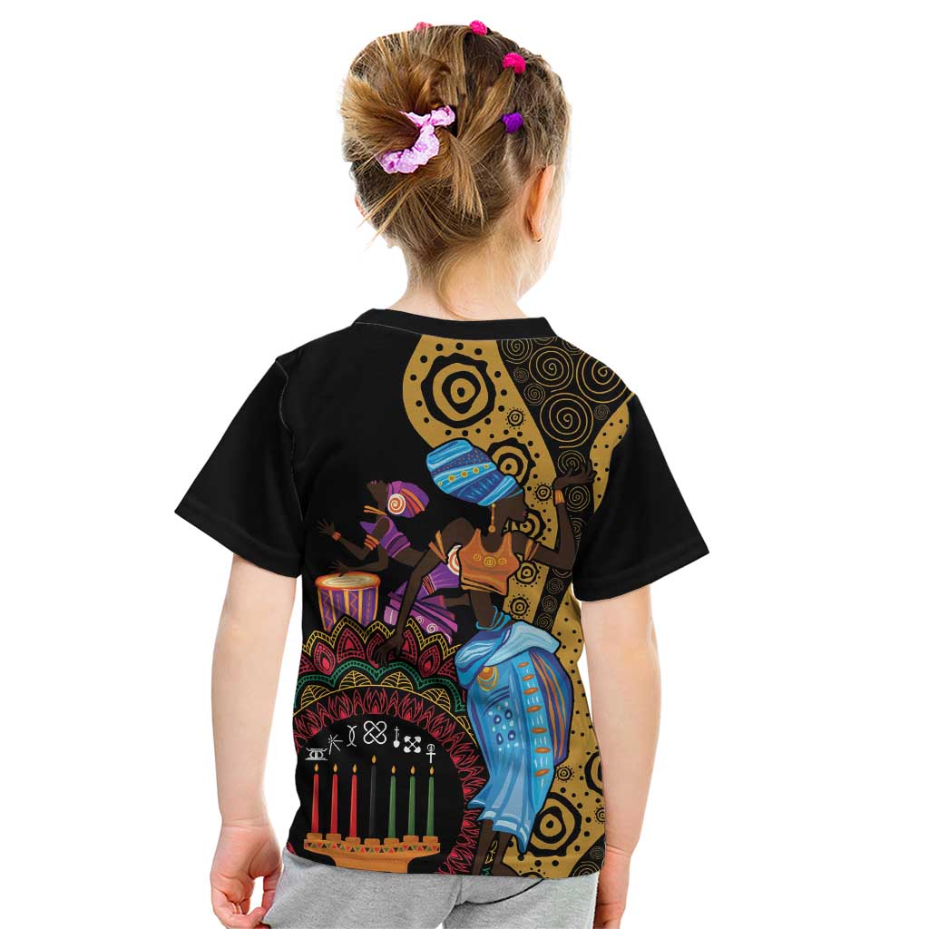 Happy Kwanzaa African Kid T Shirt Tribal Dance - Wonder Print Shop