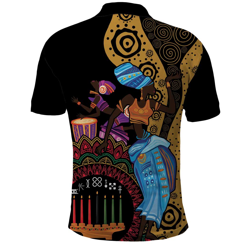Happy Kwanzaa African Polo Shirt Tribal Dance - Wonder Print Shop