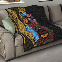Happy Kwanzaa African Quilt Tribal Dance - Wonder Print Shop
