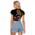 Happy Kwanzaa African Raglan Cropped T Shirt Tribal Dance - Wonder Print Shop