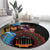 Happy Kwanzaa African Round Carpet Tribal Dance