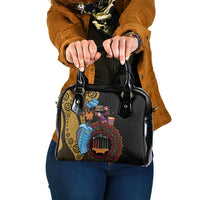 Happy Kwanzaa African Shoulder Handbag Tribal Dance