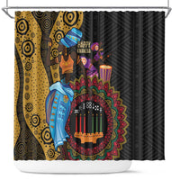 Happy Kwanzaa African Shower Curtain Tribal Dance