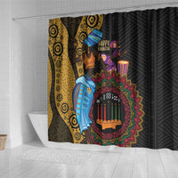 Happy Kwanzaa African Shower Curtain Tribal Dance