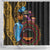 Happy Kwanzaa African Shower Curtain Tribal Dance