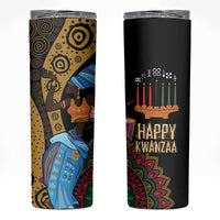 Happy Kwanzaa African Skinny Tumbler Tribal Dance - Wonder Print Shop