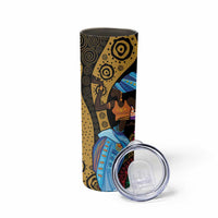 Happy Kwanzaa African Skinny Tumbler Tribal Dance - Wonder Print Shop