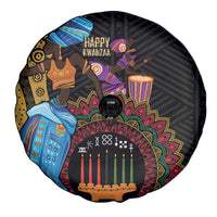 Happy Kwanzaa African Spare Tire Cover Tribal Dance - Wonder Print Shop
