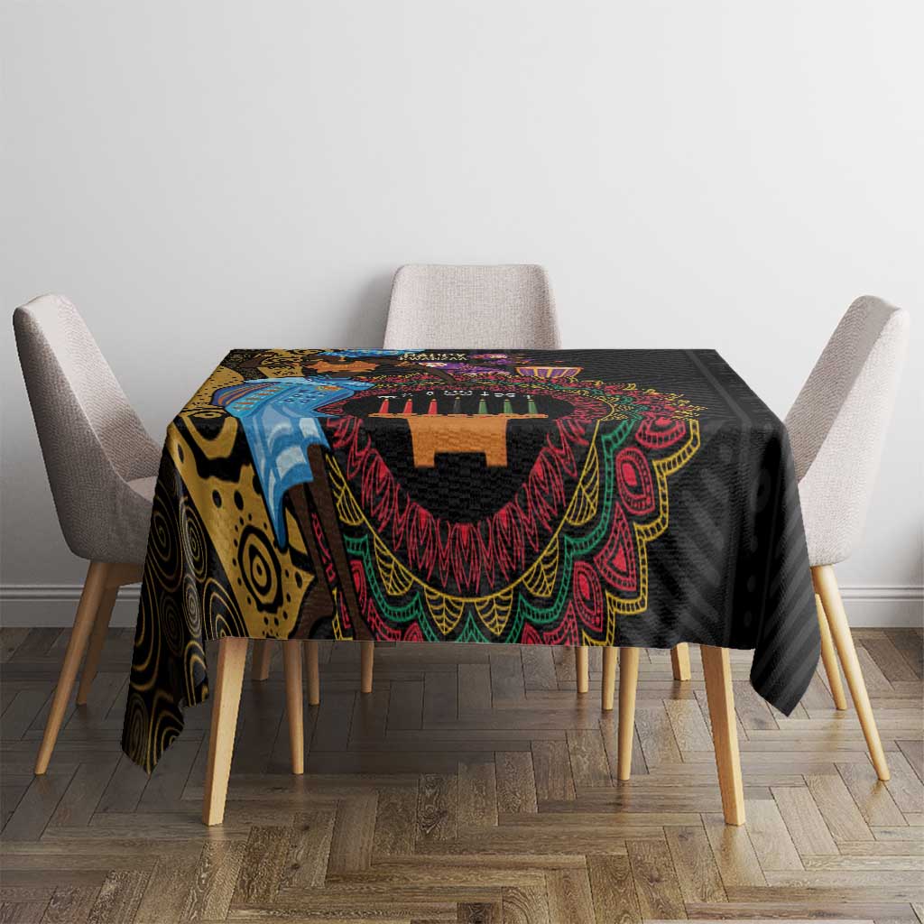 Happy Kwanzaa African Tablecloth Tribal Dance - Wonder Print Shop