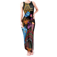 Happy Kwanzaa African Tank Maxi Dress Tribal Dance - Wonder Print Shop