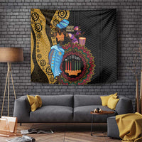 Happy Kwanzaa African Tapestry Tribal Dance - Wonder Print Shop
