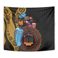 Happy Kwanzaa African Tapestry Tribal Dance - Wonder Print Shop