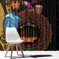 Happy Kwanzaa African Window Curtain Tribal Dance - Wonder Print Shop
