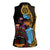 Happy Kwanzaa African Women Sleeveless Polo Shirt Tribal Dance - Wonder Print Shop