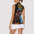Happy Kwanzaa African Women Sleeveless Polo Shirt Tribal Dance - Wonder Print Shop