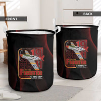 Tuskegee Airmen 332nd Spit Fire Laundry Basket On The Blue Sky - Wonder Print Shop