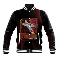 Tuskegee Airmen 332nd Spit Fire Baseball Jacket On The Blue Sky - Wonder Print Shop