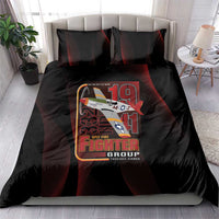 Tuskegee Airmen 332nd Spit Fire Bedding Set On The Blue Sky - Wonder Print Shop
