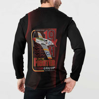 Tuskegee Airmen 332nd Spit Fire Button Sweatshirt On The Blue Sky - Wonder Print Shop