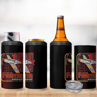 Tuskegee Airmen 332nd Spit Fire 4 in 1 Can Cooler Tumbler On The Blue Sky - Wonder Print Shop