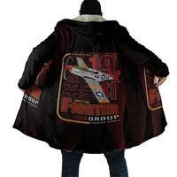 Tuskegee Airmen 332nd Spit Fire Cloak On The Blue Sky - Wonder Print Shop