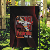 Tuskegee Airmen 332nd Spit Fire Garden Flag On The Blue Sky - Wonder Print Shop