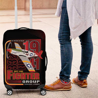 Tuskegee Airmen 332nd Spit Fire Luggage Cover On The Blue Sky - Wonder Print Shop